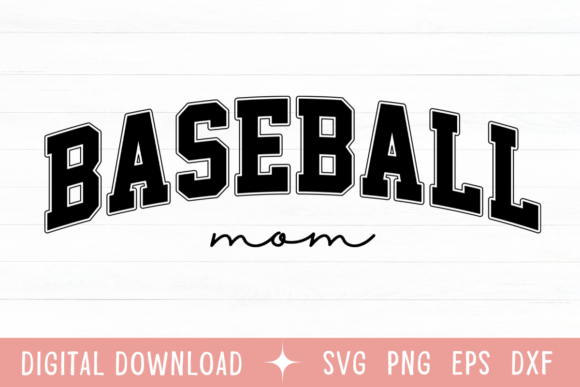Baseball Mom Retro Varsity SVG Graphics and T-Shirt Designs Review