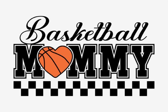 Basketball Mommy Retro Svg Png Mama Mom Graphics and T-Shirt Designs