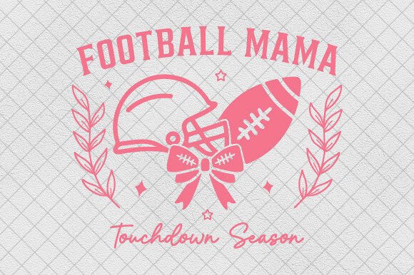 Coquette Season Football Mama Touchdown Graphics and T-Shirt Designs