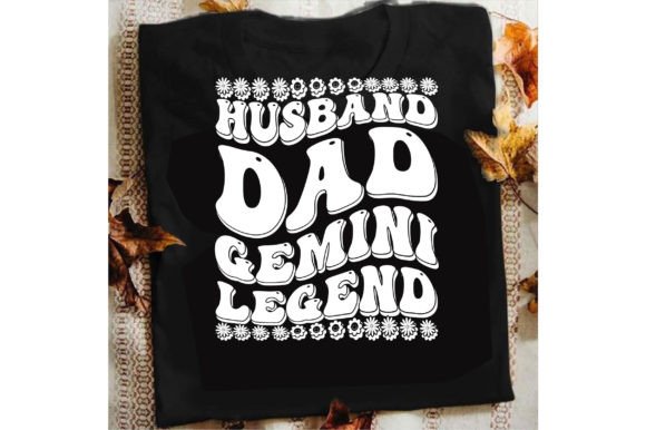 Husband Dad Gemini Legend Svg Tshirt Graphics and T-Shirt Designs