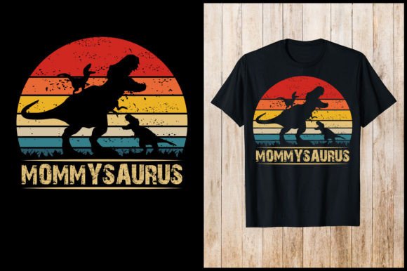 Mommysaurus Retro T-Rex Mom T-shirt Graphics and T-Shirt Designs Review