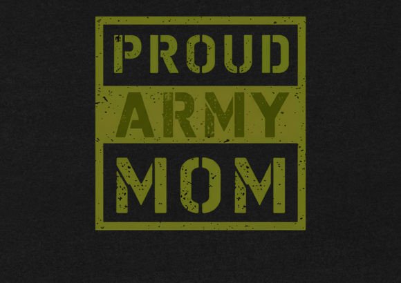 Proud Army Mom T-Shirt Design Graphics Review