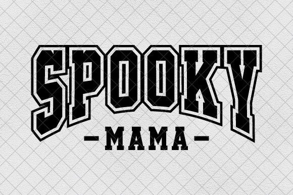 Spooky Mama PNG Halloween Coquette Bow Graphics and T-Shirt Designs